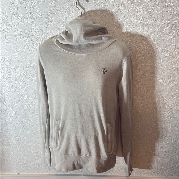 Volcom Cream Crew Neck Sweater Soft Relaxed Fit - Picture 1 of 3